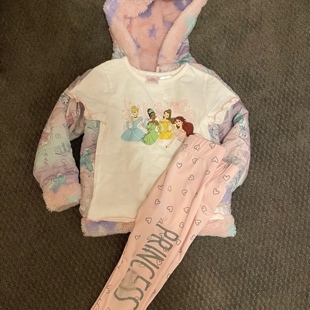 Kids Pastel Princess Hooded Jacket